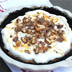 Caramel Twix Ice Cream Pie