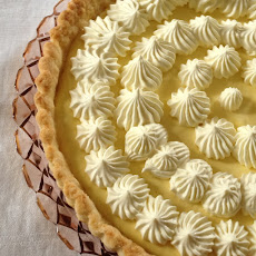 Mango Cream Tart With Mango Whipped Cream