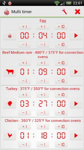 【免費工具App】Multi kitchen timer (Trail)-APP點子