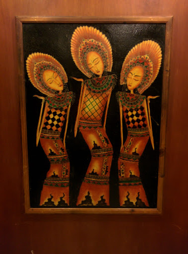 Indonesian Dancing Ladies Painting