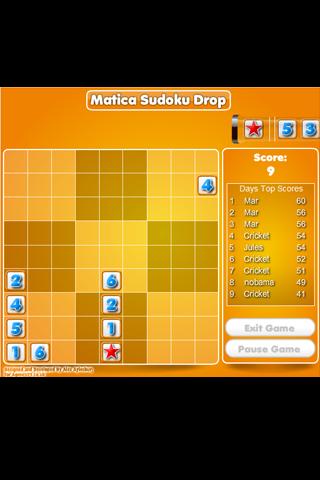 Matica Sudoku Drops