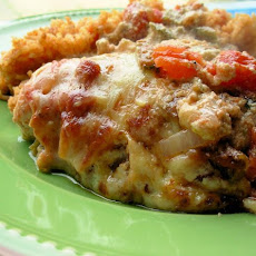 Chicken Breasts Con Rajas
