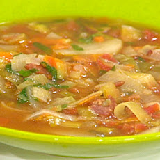 BLT and P (Bacon, Leek, Tomato and Potato) Soup
