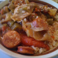 My Louisiana Grandmother's Gumbo (My Version)