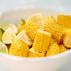 Corn on the Cob with Lime and Melted Butter