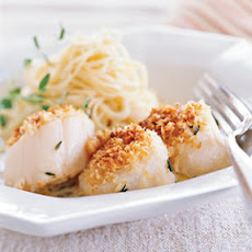 Hazelnut-crusted Scallops