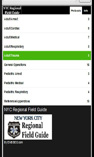 Paramedic Field Guide NYC