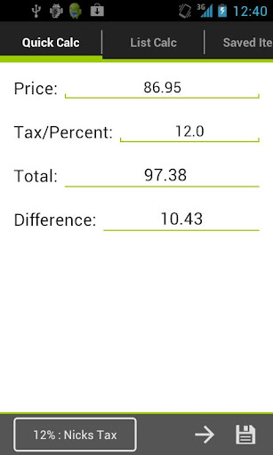 Sales Tax Calculator