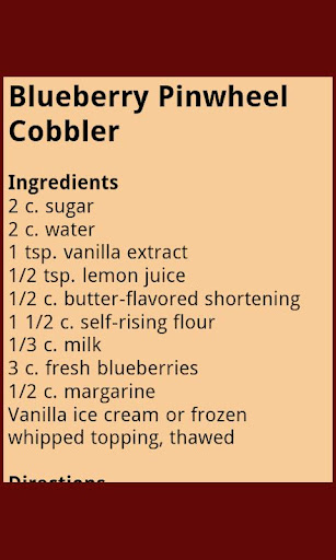 【免費書籍App】Homemade Fruit Cobbler Recipes-APP點子