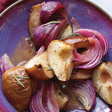 Roasted Pears and Red Onions