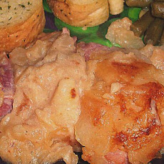 Scalloped Potatoes and Ham