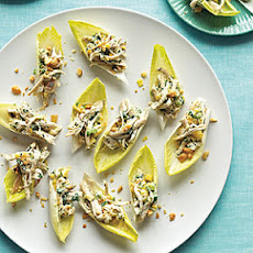 Mango Chicken Boats with Macadamia Nuts