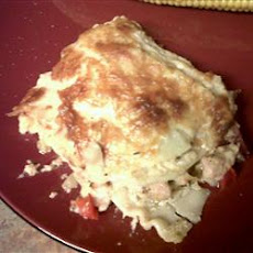 Chicken Lasagna with Andouille Sausage