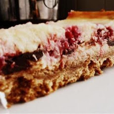 Raspberry and Blueberry Vanilla Cheesecake