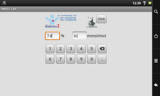 HbA1c calculator