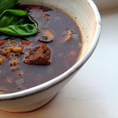 Beef Mushroom Barley Soup
