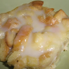 White Chocolate Bread pudding
