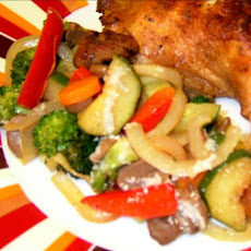 Very Quick Stir Fry Vegetables With an Italian Flair
