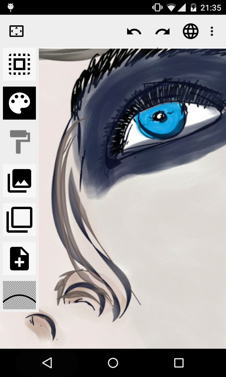 Android application ScribMaster draw and paint screenshort