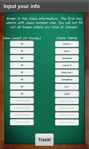 Class Tracker