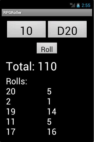 RPG Dice Roller