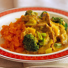 Beef Rendang with Broccoli