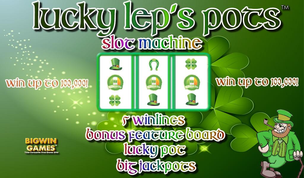 Android application Lucky Leps Slot Machine HD screenshort