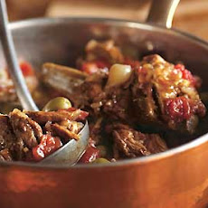 Braised Veal Breast with Herbs, Pernod, and Tomatoes