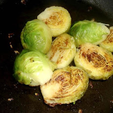 Steamed Brussels Sprouts With Lemony Brown Butter