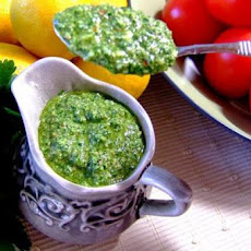 Parsley Pesto (Useful for Many Dishes!)