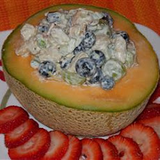 Gee-Gee's Chicken Salad with Cantaloupe