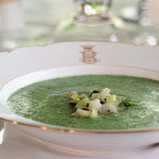 Watercress and Ramp Soup