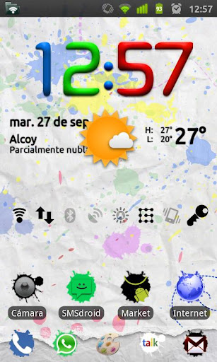 GO Launcher EX Paint Theme