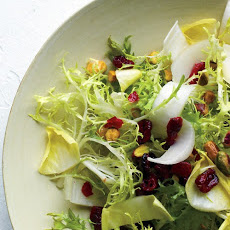 Frisee Salad with Cranberries and Pistachios