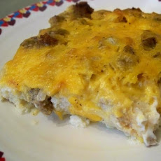 Sausage, Egg and Cheese Casserole
