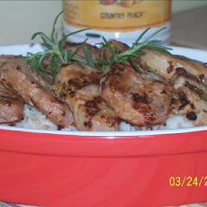 Orange Rosemary Grilled Pork Tenderloin