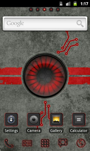 MetalCircuit Theme Go Launcher