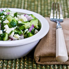 Cucumber, Onion, and Parsley Salad
