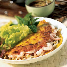 Crackle Crêpes with Shrimp
