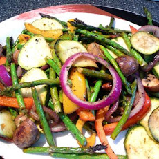 Grilled Vegetables With Green Curry Marinade