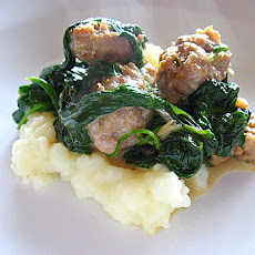 Popeye's Pride: Spinach and Sausage Surprise