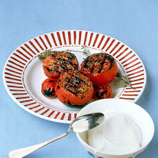 Grilled Tomatoes with Yogurt