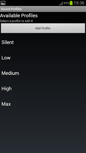 Volume Profiles