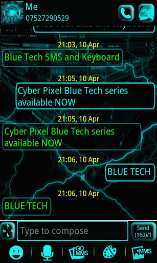 Blue Tech GO SMS Pro