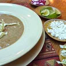 Peruvian Posole with all the Fixings