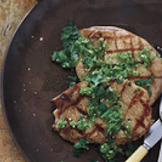 Grilled Pork with Green Tomato Salsa
