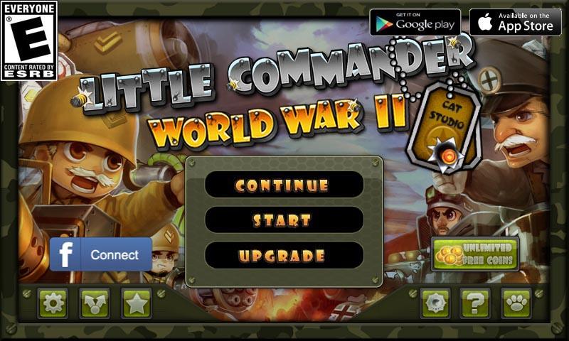 Android application Little Commander - WWII TD screenshort