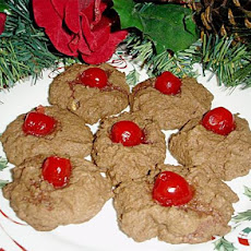 Chocolate Cherry Drop Cookies