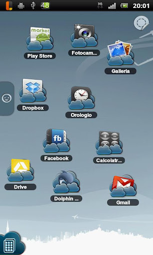 Clouds Theme TSF Shell