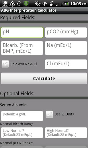 Arterial Blood Gas Interpreter